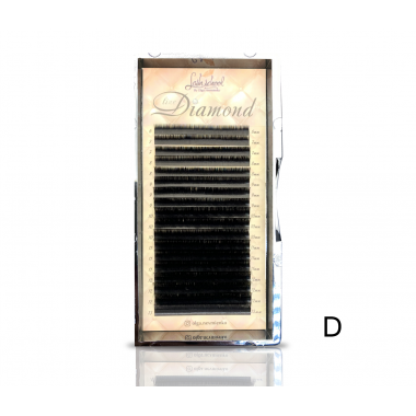 Ресницы "Diamond Line", черные D 0,07