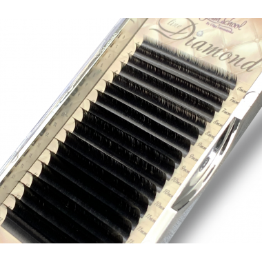 Ресницы "Diamond Line", черные D 0,07