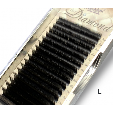 Ресницы "Diamond Line", черные L 0,10