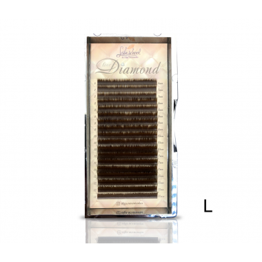 Ресницы "Diamond Line", кофейные L 0,07